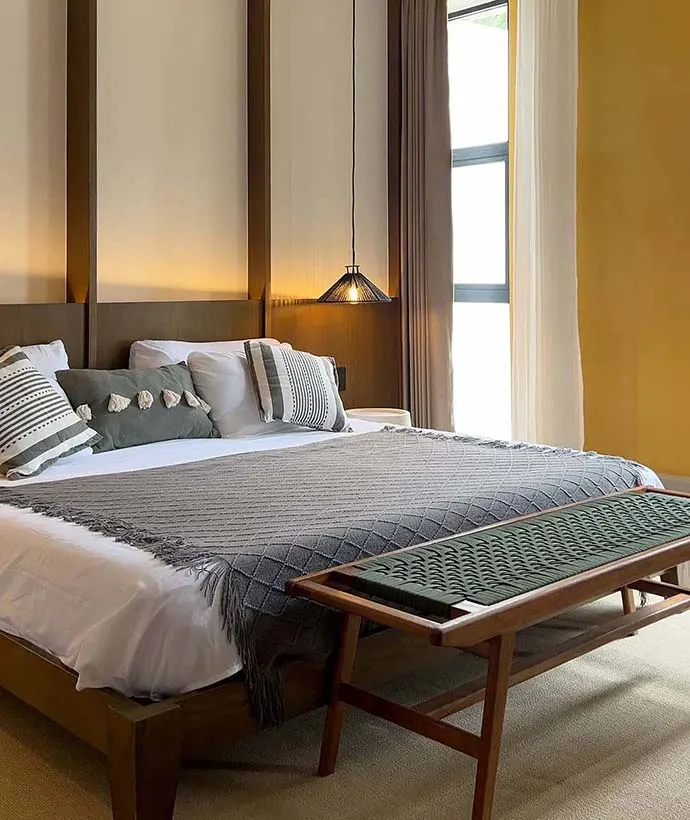 Ejemplo de recámara fotografiada con el Método POP™